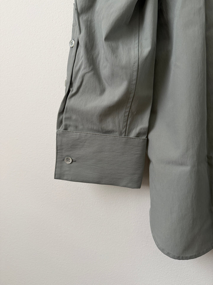 Double Cuff Shirt in Cotton/Nylon