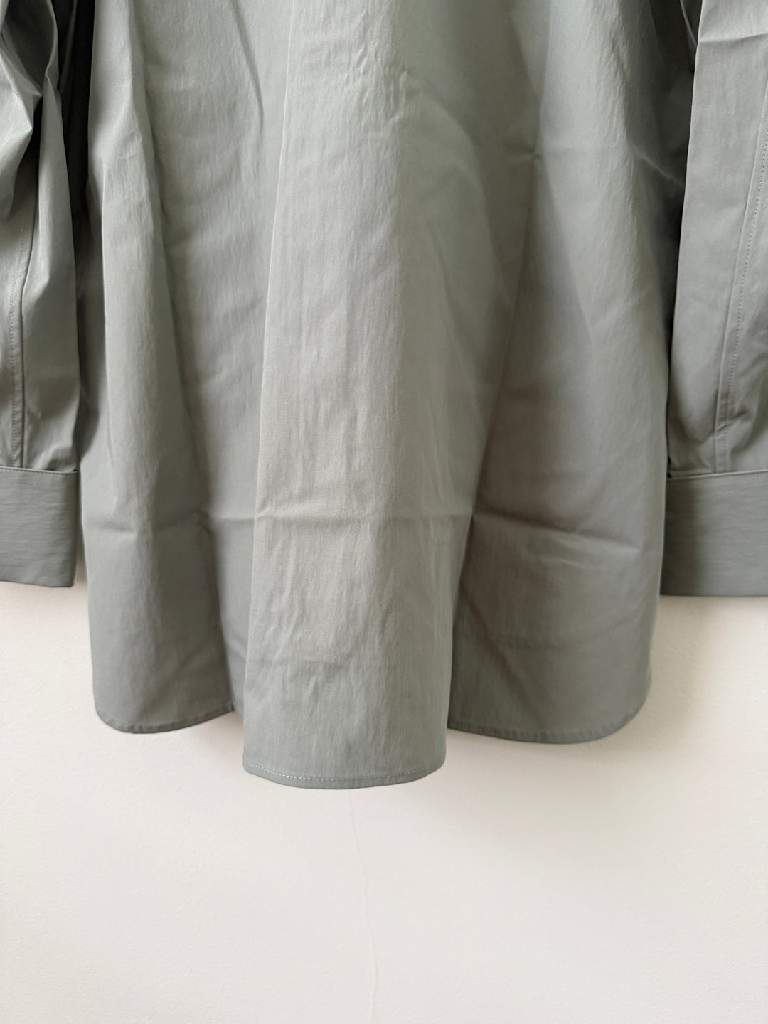 Double Cuff Shirt in Cotton/Nylon