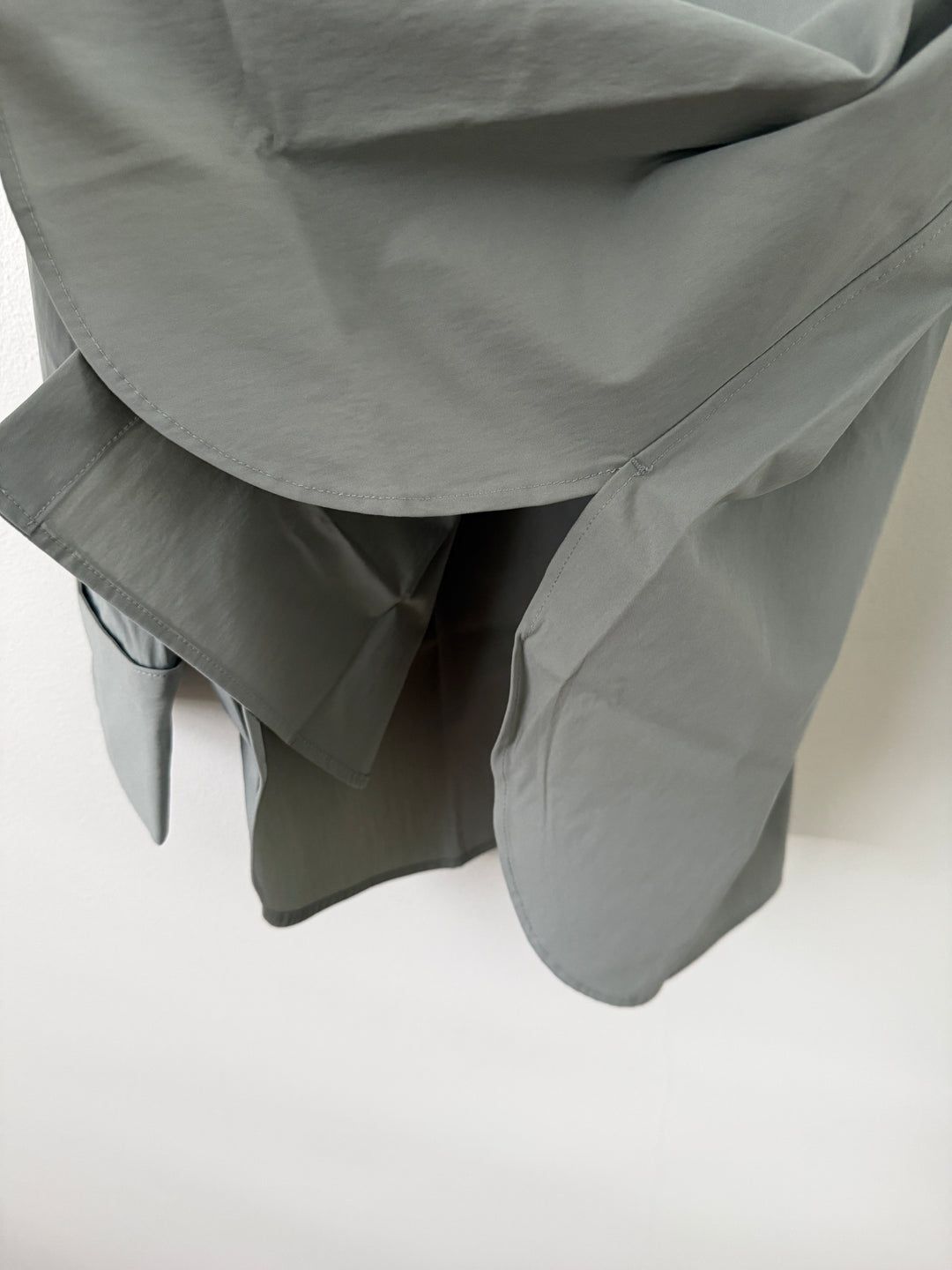 Double Cuff Shirt in Cotton/Nylon