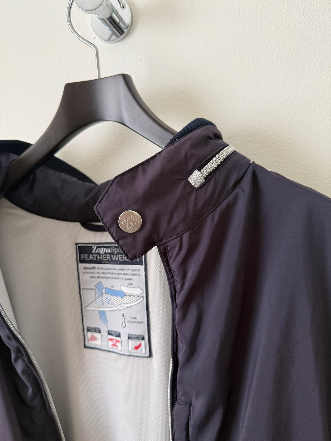 Sport Featherweight Packable Windbreaker Zip Up Jacket