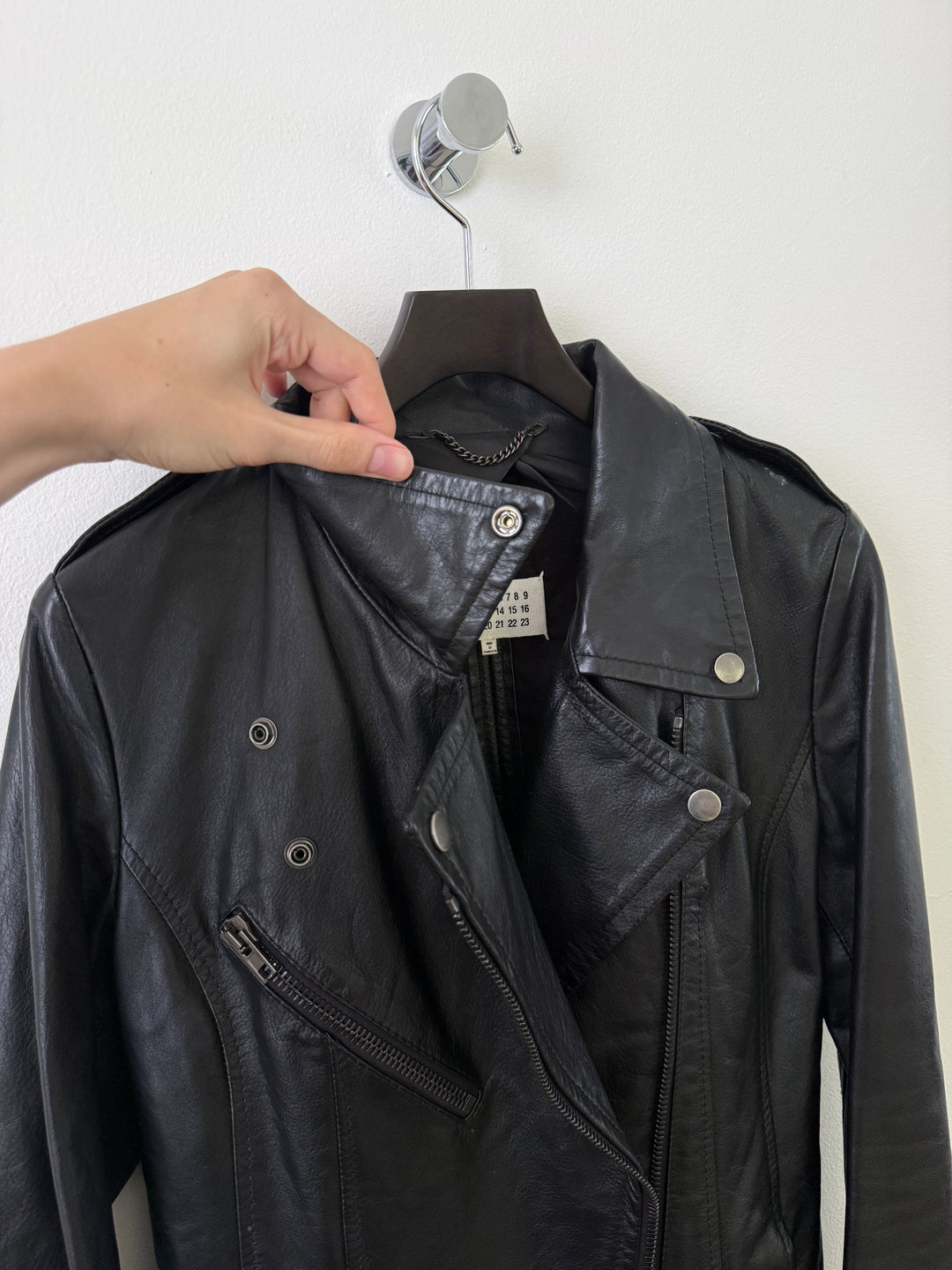 2013 Calf Leather Biker Jacket