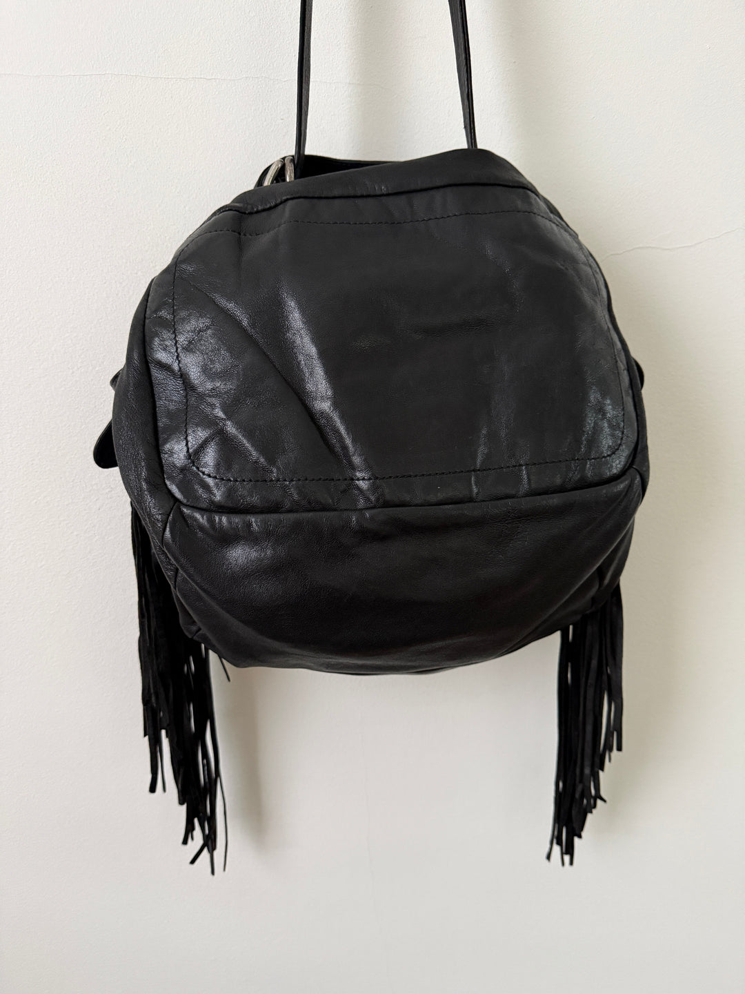 Leather Fringe Bag