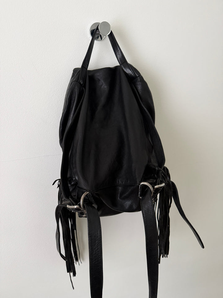Leather Fringe Bag