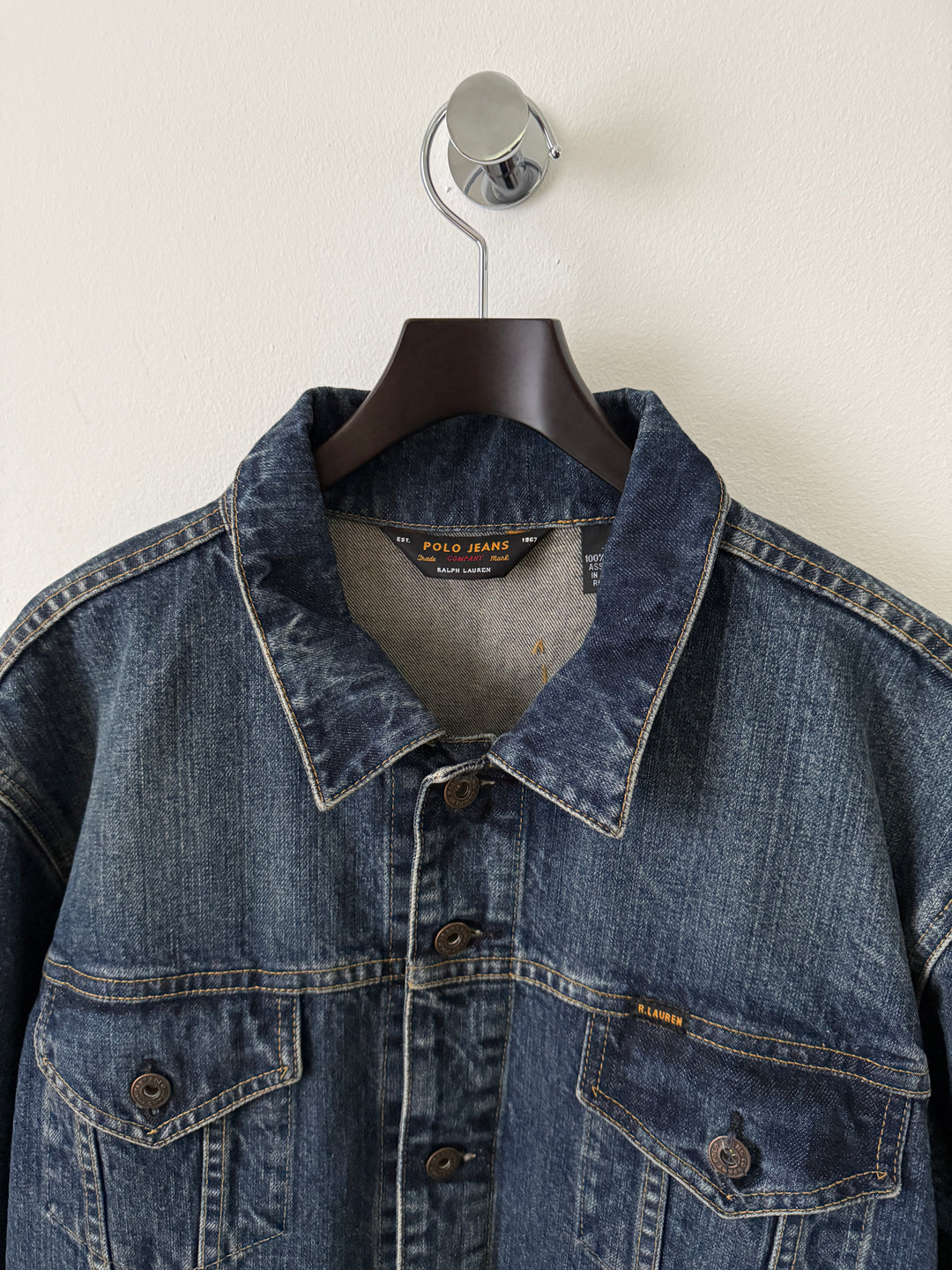American Flag Denim Jacket
