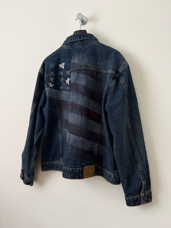 American Flag Denim Jacket