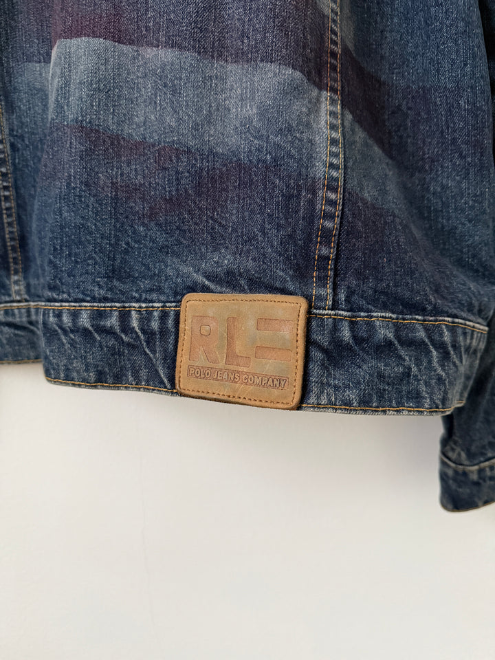 American Flag Denim Jacket