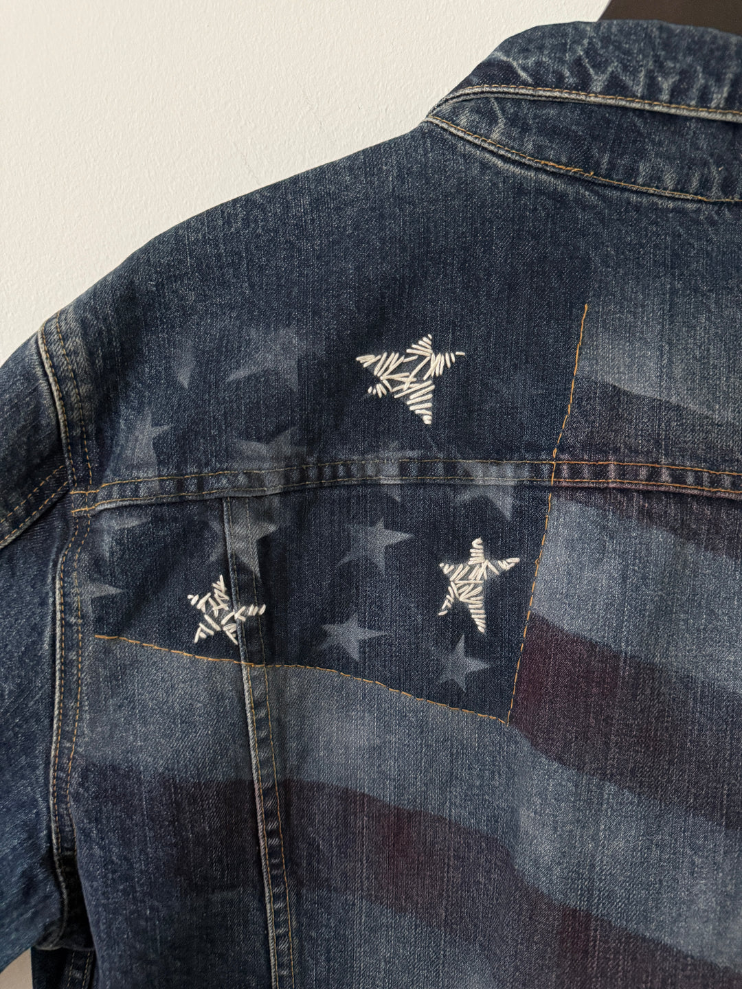 American Flag Denim Jacket
