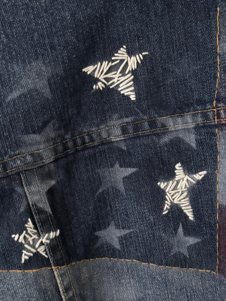 American Flag Denim Jacket
