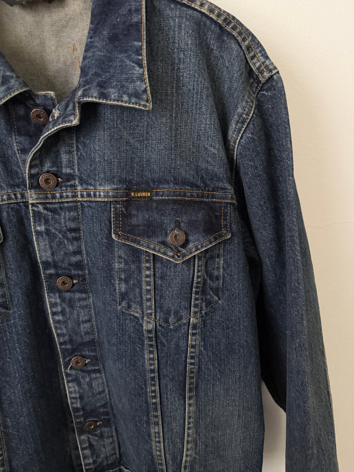 American Flag Denim Jacket