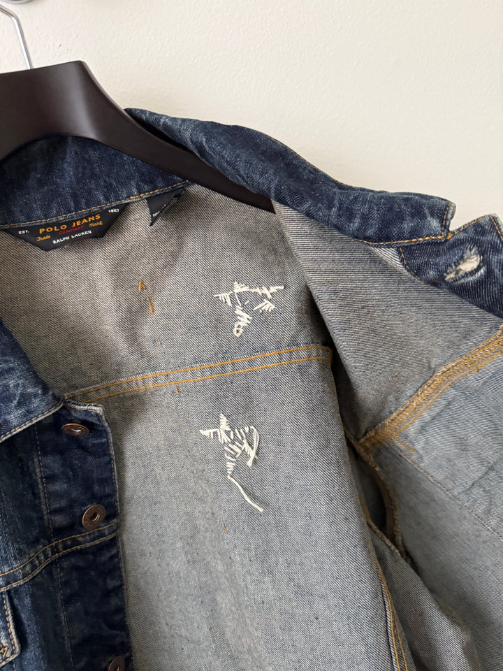 American Flag Denim Jacket