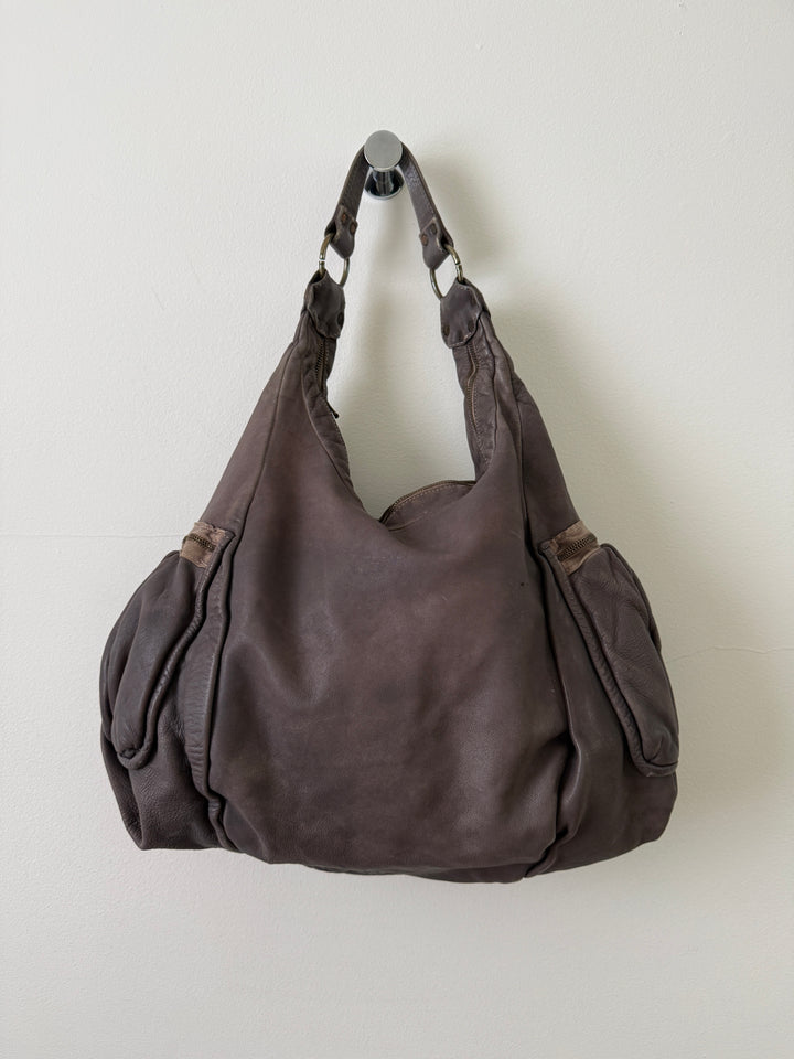 Leather Hobo Bag