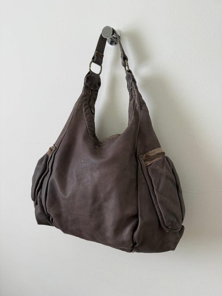 Leather Hobo Bag