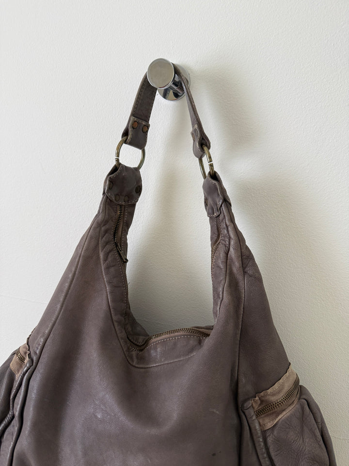 Leather Hobo Bag