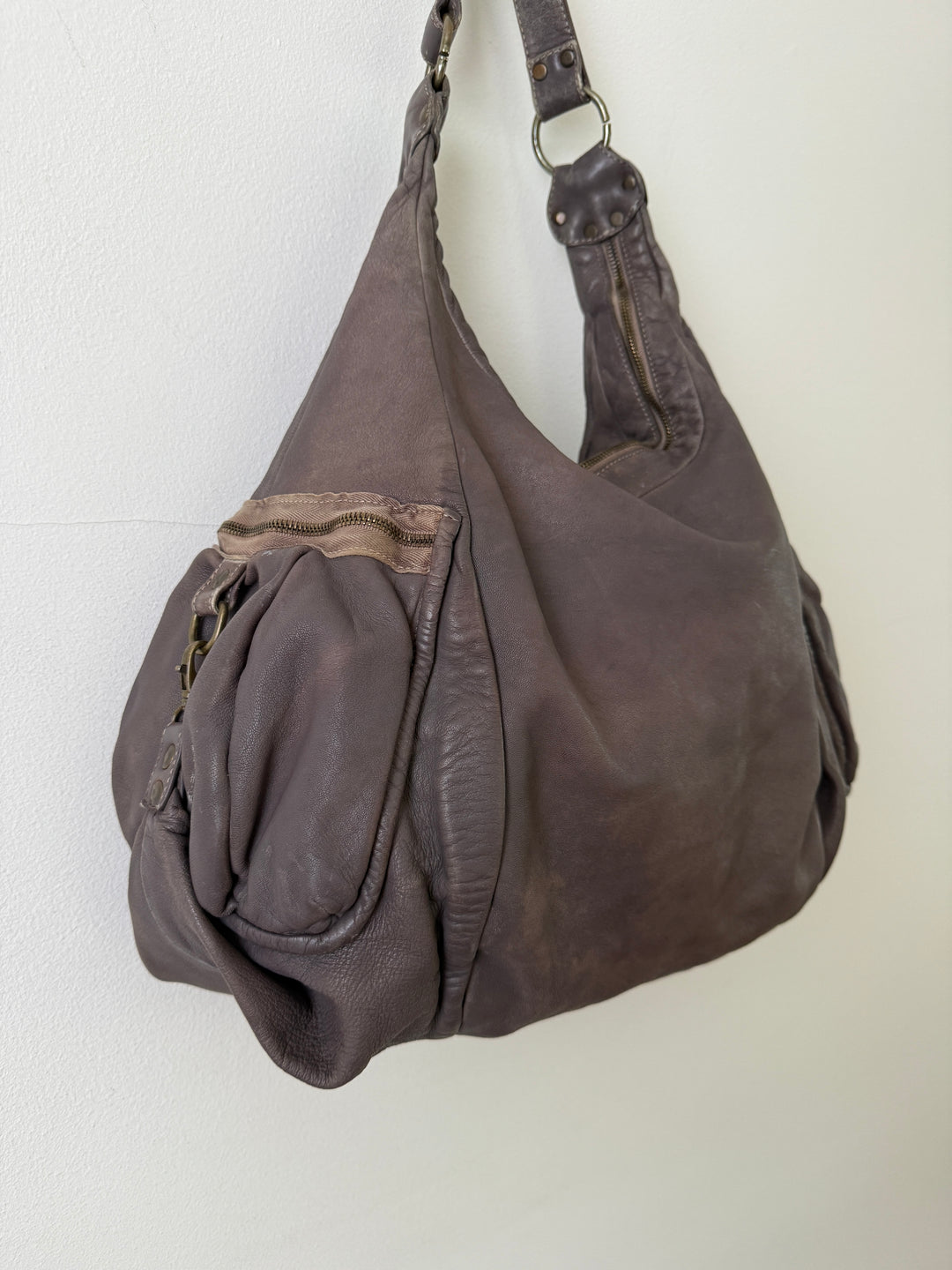 Leather Hobo Bag