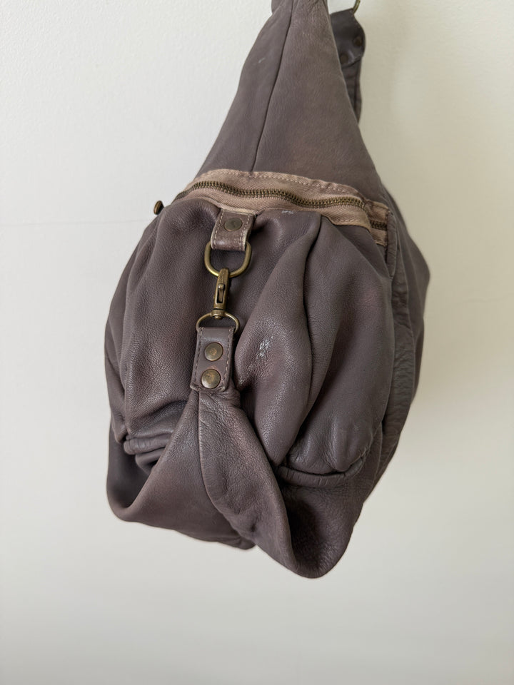 Leather Hobo Bag