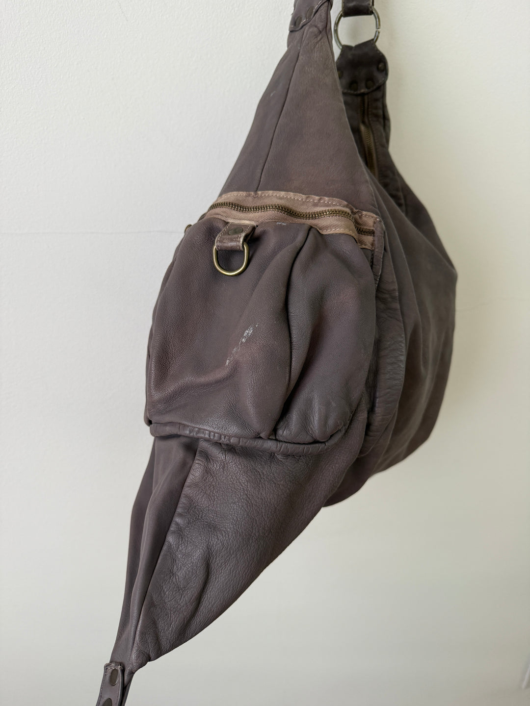 Leather Hobo Bag