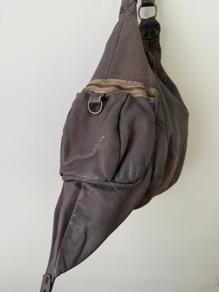 Leather Hobo Bag