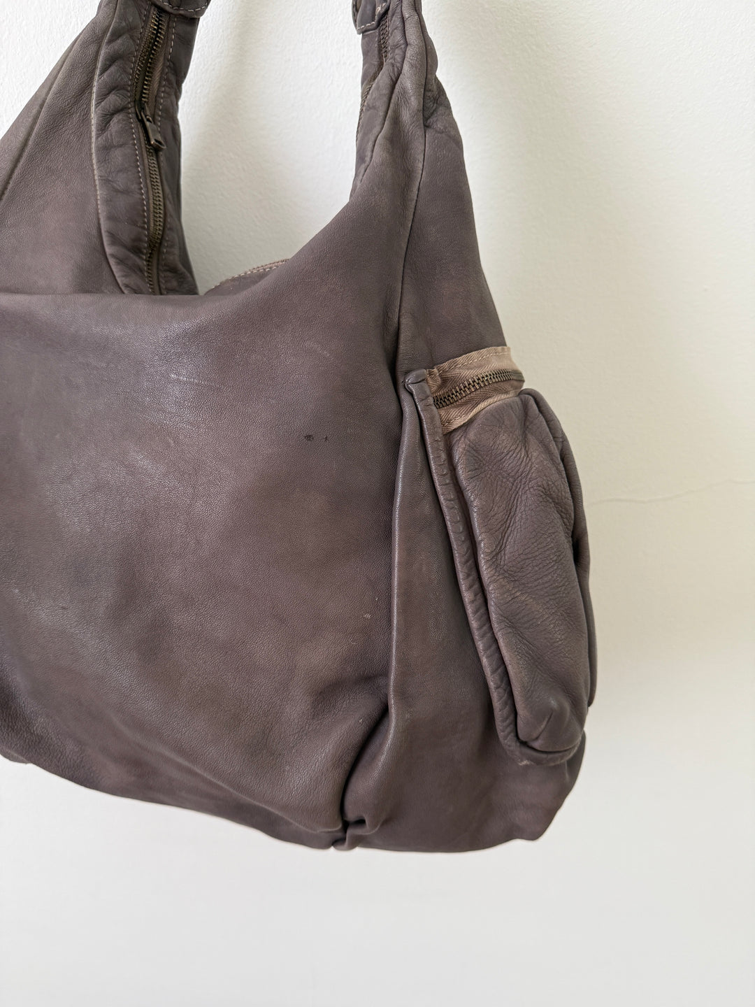 Leather Hobo Bag