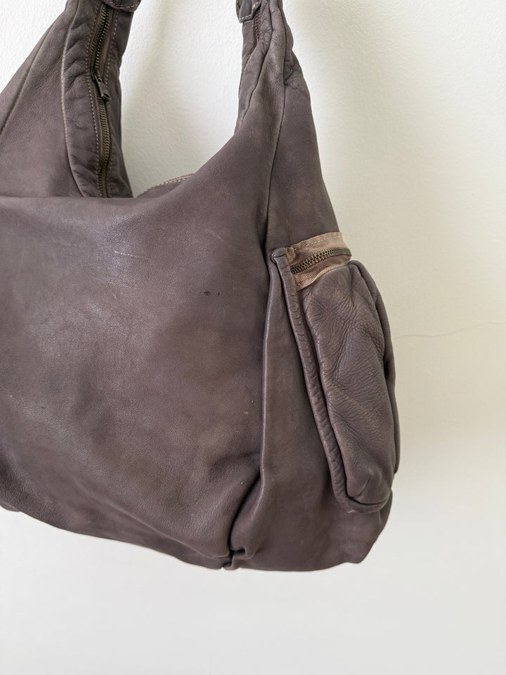 Leather Hobo Bag