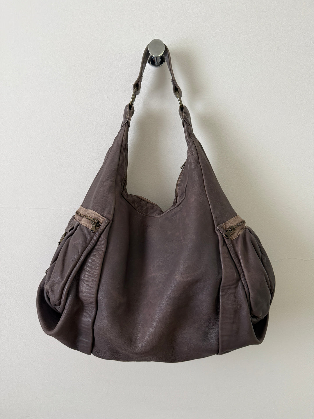 Leather Hobo Bag