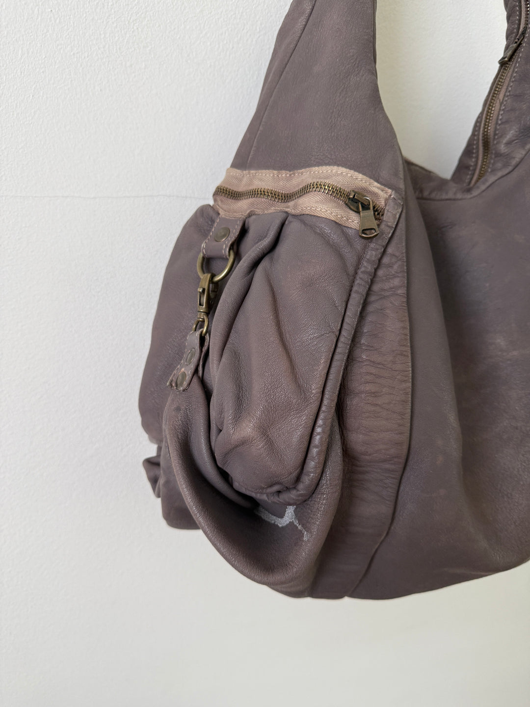 Leather Hobo Bag