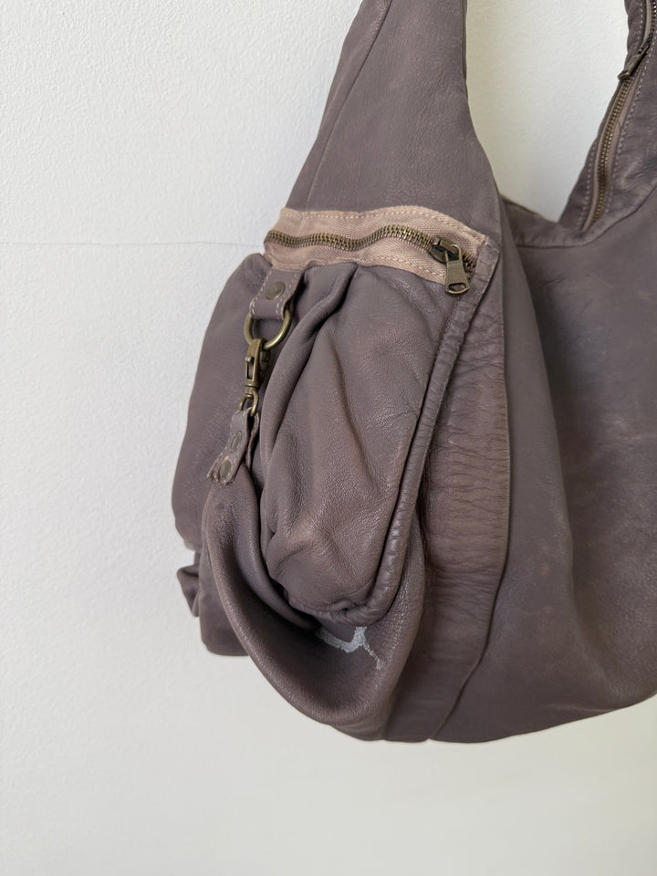 Leather Hobo Bag