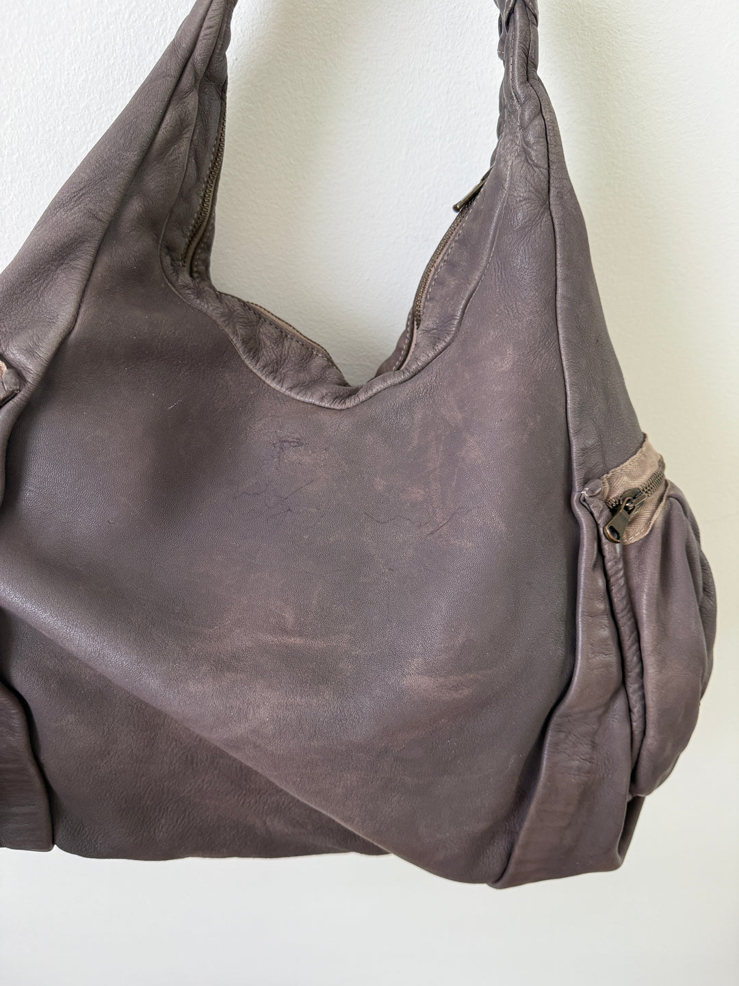 Leather Hobo Bag