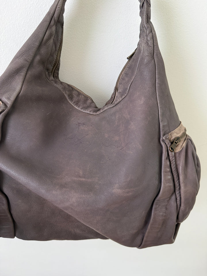 Leather Hobo Bag