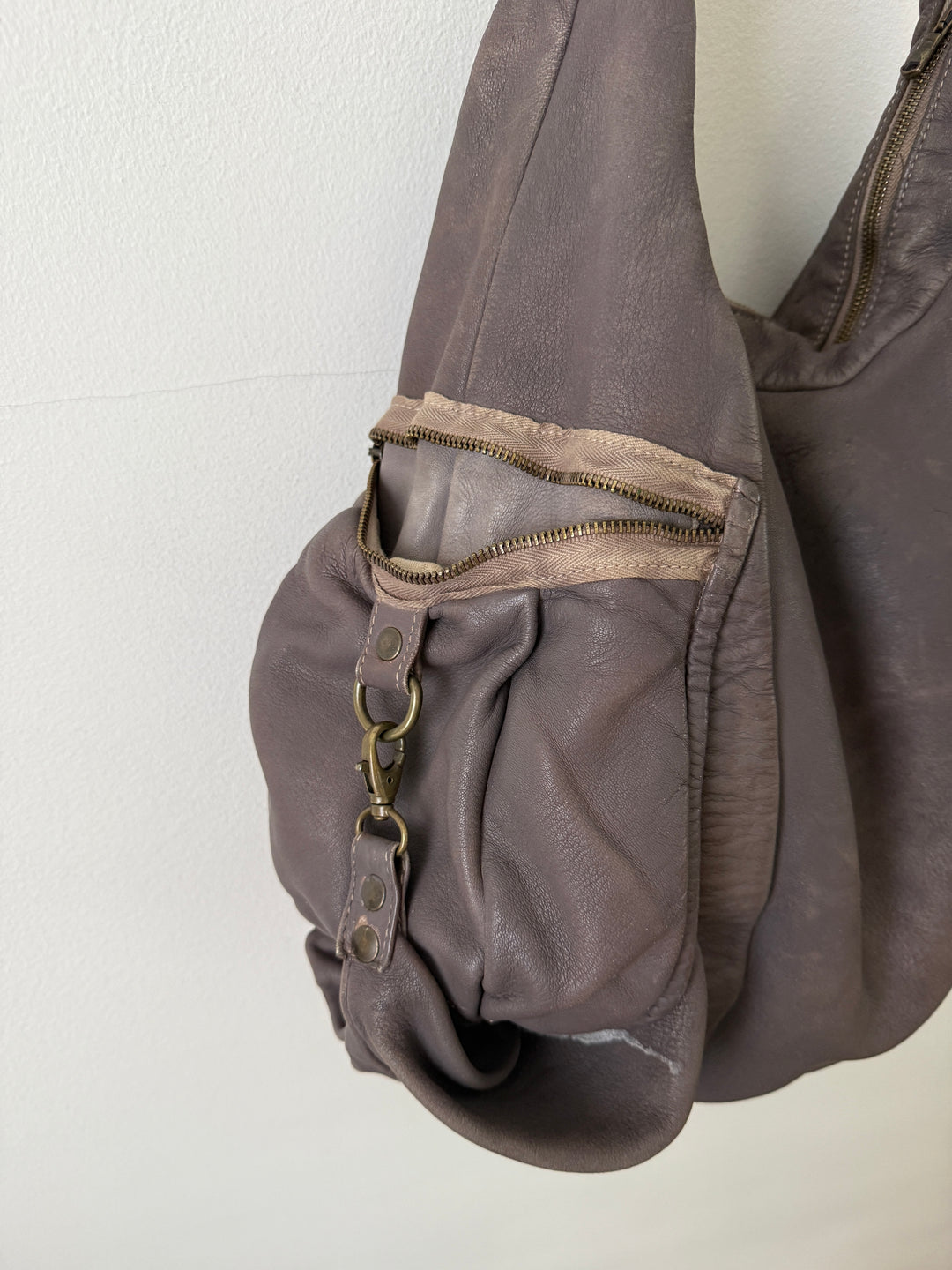 Leather Hobo Bag