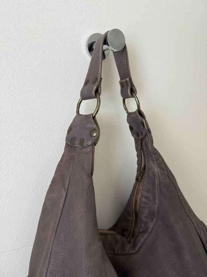 Leather Hobo Bag