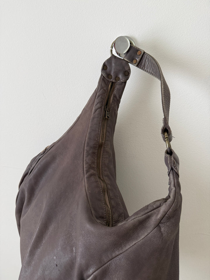 Leather Hobo Bag
