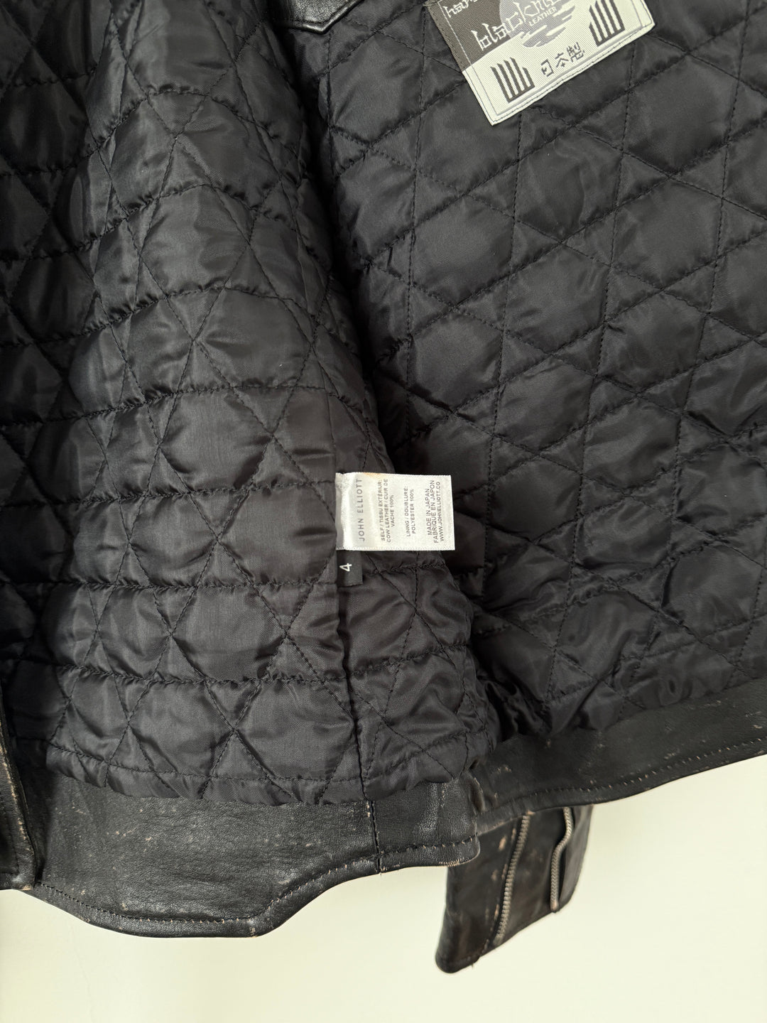 Yuji Rider Distressed Leather Moto Jacket