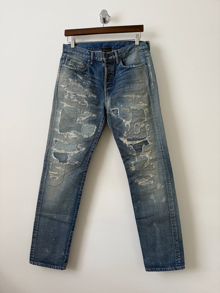 Japanese Boro Repair The Daze 2 Seno Denim Jeans