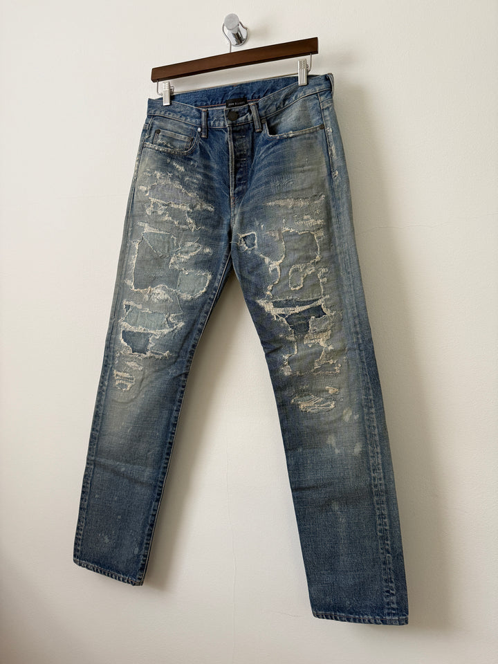 Japanese Boro Repair The Daze 2 Seno Denim Jeans