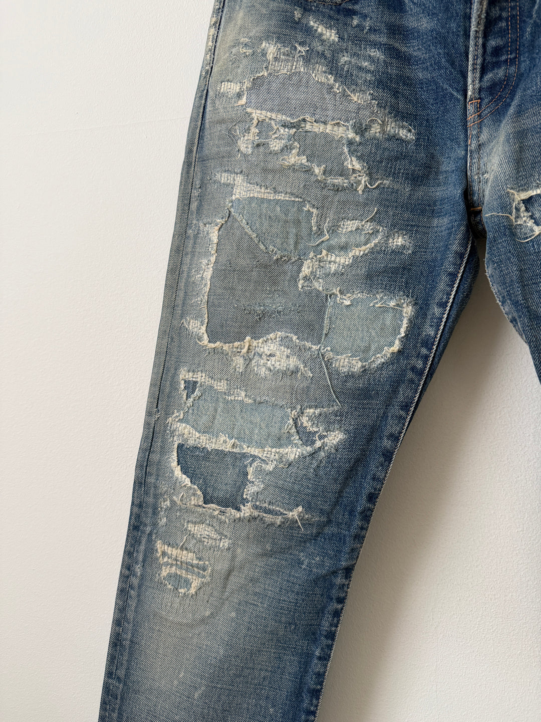 Japanese Boro Repair The Daze 2 Seno Denim Jeans