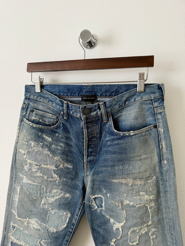 Japanese Boro Repair The Daze 2 Seno Denim Jeans