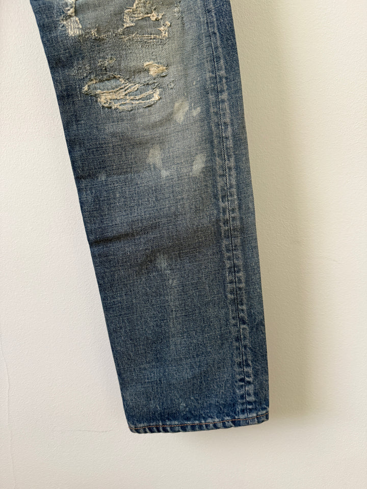 Japanese Boro Repair The Daze 2 Seno Denim Jeans