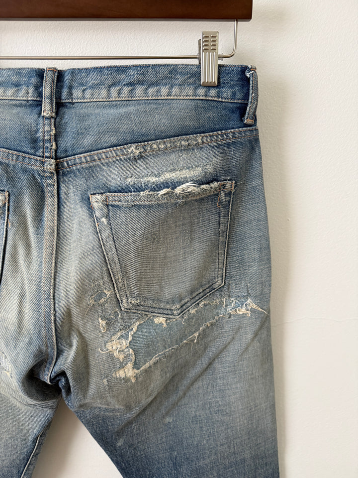 Japanese Boro Repair The Daze 2 Seno Denim Jeans