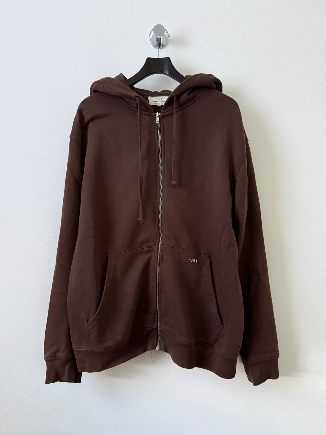 +351 Cotton Zip Up Hoodie