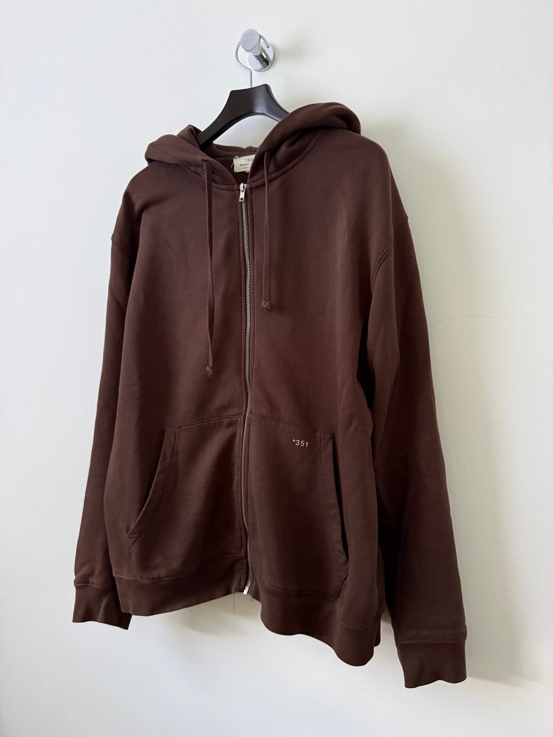 +351 Cotton Zip Up Hoodie