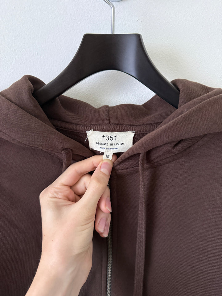 +351 Cotton Zip Up Hoodie