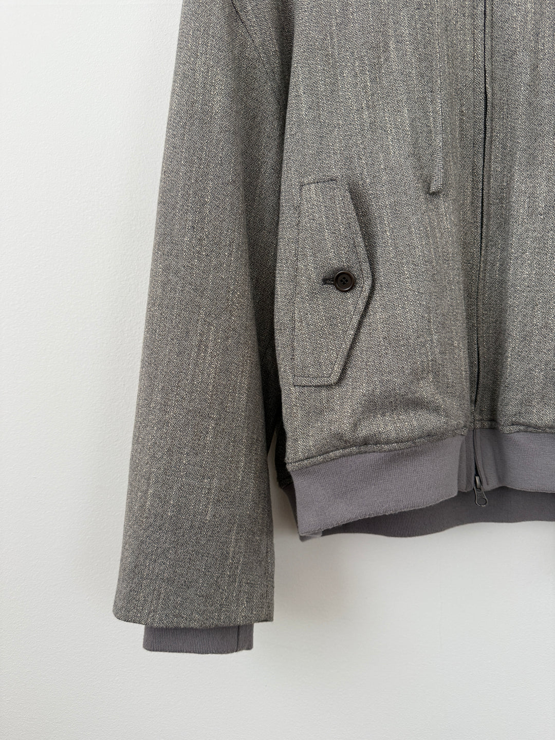 Wool Tweed Hooded Jumper