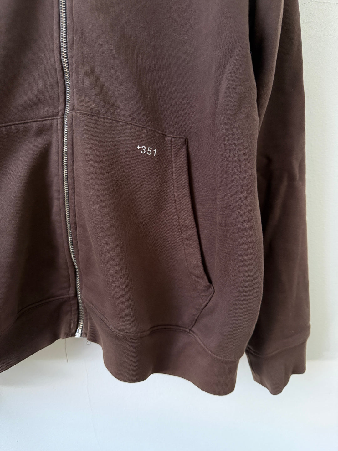 +351 Cotton Zip Up Hoodie
