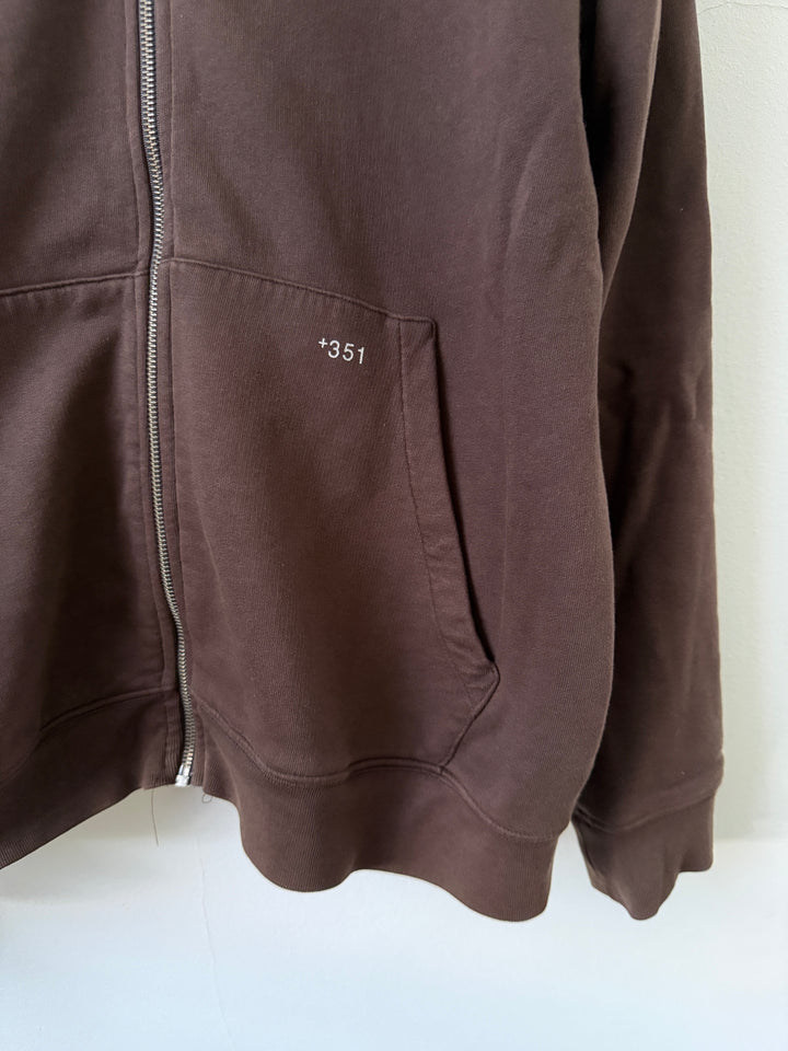 +351 Cotton Zip Up Hoodie