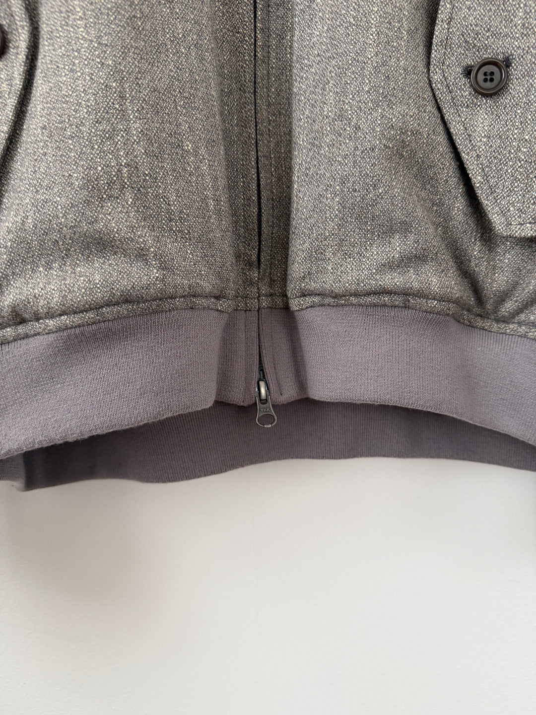 Wool Tweed Hooded Jumper