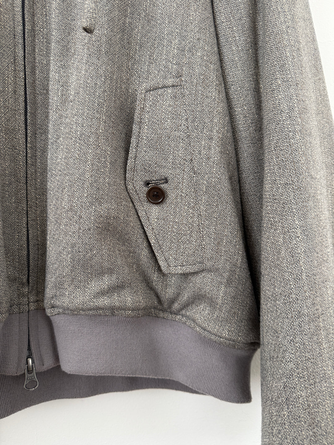 Wool Tweed Hooded Jumper