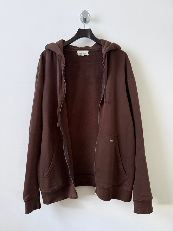 +351 Cotton Zip Up Hoodie
