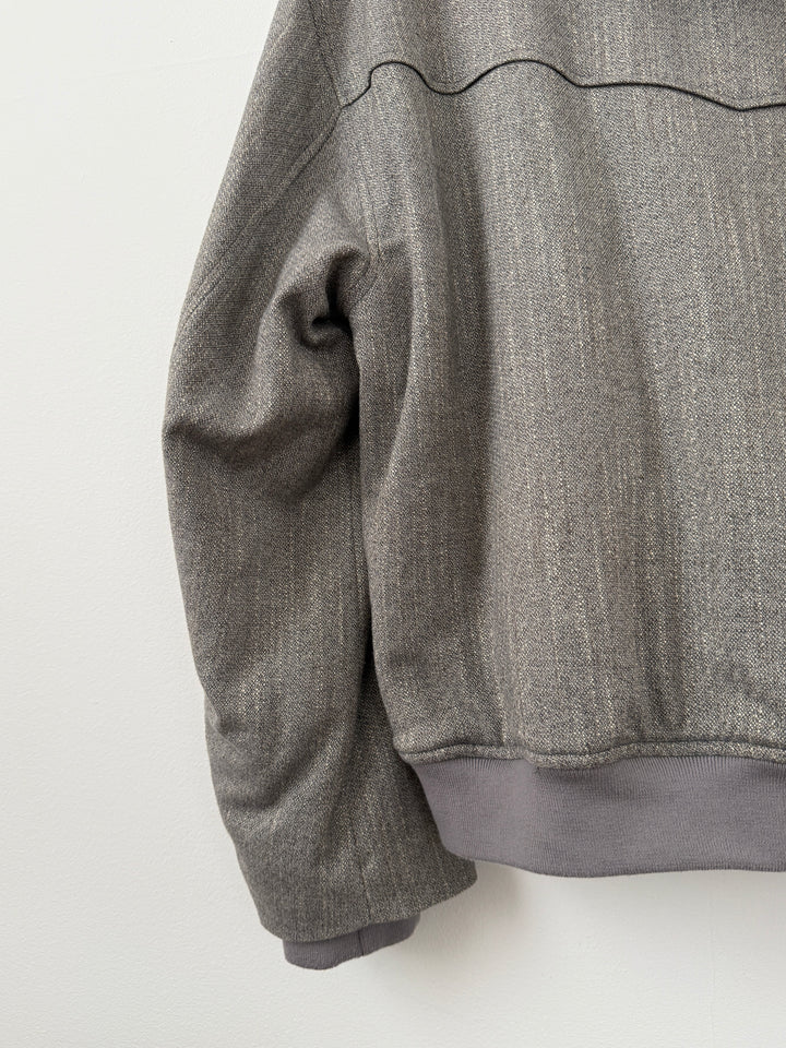 Wool Tweed Hooded Jumper