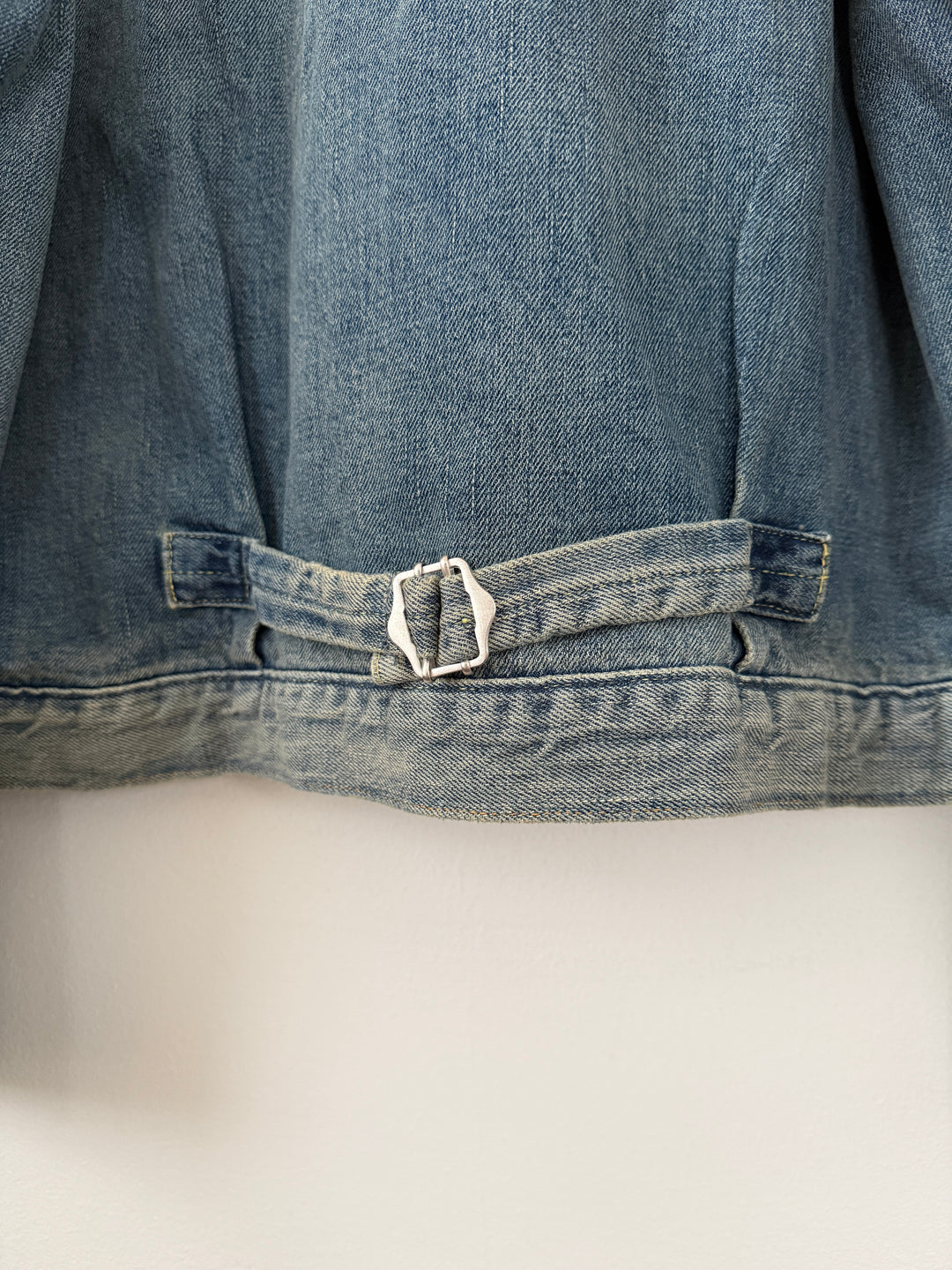 Distressed Lined Denim Jacket