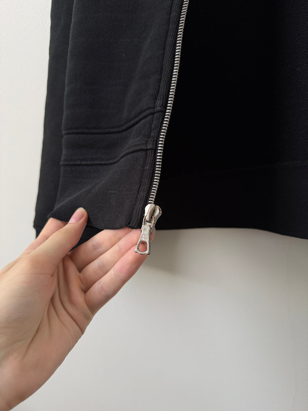 Black Zip Up Hoodie